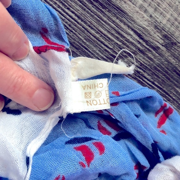 Unbranded nautical soft boat print scarf - Picture 3 of 4